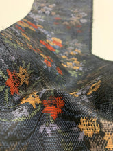 画像をギャラリービューアに読み込む, 草花模様織り出し手織り紬