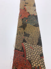 画像をギャラリービューアに読み込む, 縮緬地に誰袖に花古典柄模様【S】