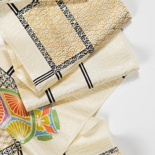 画像をギャラリービューアに読み込む, 丸に菊七宝模様【長】