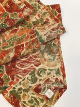 画像をギャラリービューアに読み込む, 筆描き花鳥に風景模様【長】