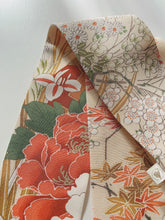 画像をギャラリービューアに読み込む, 片輪車に枝梅菊牡丹模様【短】②