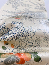 画像をギャラリービューアに読み込む, 地紙に草花模様に籠地紋【ギャザータイプ】