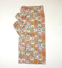 画像をギャラリービューアに読み込む, 蜀江に草花尽くし模様【シュッケニ】