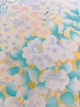 画像をギャラリービューアに読み込む, 暈し花に葉模様【シュッケニ】