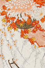 画像をギャラリービューアに読み込む, 花壺に鹿子地紙模様総地紋【タックタイプ】