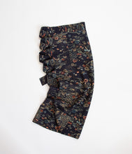 画像をギャラリービューアに読み込む, 流水に菊・松竹梅模様【手織り節紬】