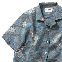 画像をギャラリービューアに読み込む, 草花模様織り出し手織り真綿紬【M】