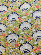 画像をギャラリービューアに読み込む, 椿に花青海波模様総花地紋(付け下げ)【シュッケニ】