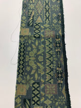 画像をギャラリービューアに読み込む, 短冊に花更紗織り出し本場泥大島紬5マルキ【L】