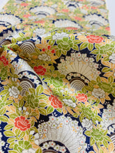 画像をギャラリービューアに読み込む, 椿に花青海波模様総花地紋(付け下げ)【シュッケニ】