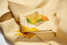 画像をギャラリービューアに読み込む, 色紙に風景模様総点地紋