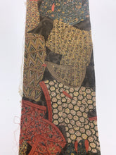 画像をギャラリービューアに読み込む, 縮緬地に誰袖に花古典柄模様【S】