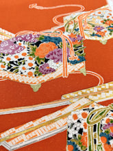 画像をギャラリービューアに読み込む, 手箱に扇模様斑点地紋【シュッケニ】