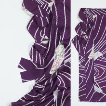 画像をギャラリービューアに読み込む, 扇に草花模様総流水地紋【シュッケニ】