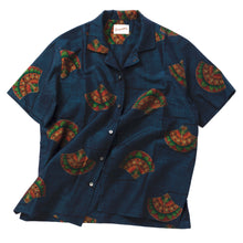 画像をギャラリービューアに読み込む, 抽象孔雀模様手織り節紬【L】