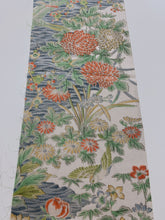 画像をギャラリービューアに読み込む, 水辺に花・鳥風景模様【シュッケニ】