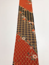 画像をギャラリービューアに読み込む, 【三田村環】金彩枝梅に格子・網目模様