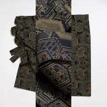 画像をギャラリービューアに読み込む, 亀甲に華紋模様織り出し本場泥大島紬(5マルキ)