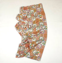 画像をギャラリービューアに読み込む, 蜀江に草花尽くし模様【シュッケニ】