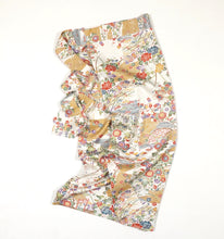 画像をギャラリービューアに読み込む, 波に草花・鼓模様【シュッケニ】