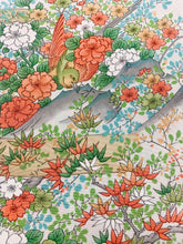 画像をギャラリービューアに読み込む, 鶯に総草花模様【シュッケニ】