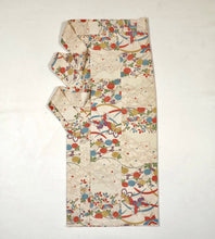 画像をギャラリービューアに読み込む, 菊に荻蝶模様総楓地紋【シュッケニ】