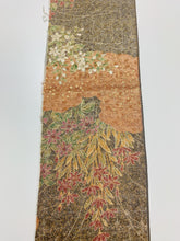 画像をギャラリービューアに読み込む, 雲に秋草模様総楓地紋【シュッケニ】