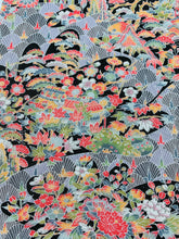 画像をギャラリービューアに読み込む, 家屋に樹木・花模様【シュッケニ】
