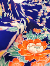 画像をギャラリービューアに読み込む, 花に枝流し模様【シュッケニ】