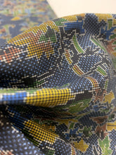 画像をギャラリービューアに読み込む, 枝葉に抽象模様織り出し本場泥大島紬5マルキ【S】