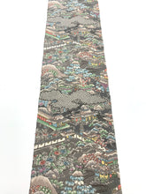 画像をギャラリービューアに読み込む, 茶屋辻模様手織り紬着物【L】