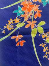 画像をギャラリービューアに読み込む, 草花総斜め線地紋模様【タックタイプ】【化繊】