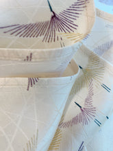 画像をギャラリービューアに読み込む, 抽象鳥模様総地紋【長】