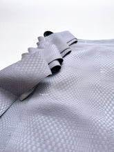 画像をギャラリービューアに読み込む, 【化繊】市松地紋に雪芝散らし模様