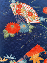 画像をギャラリービューアに読み込む, 総草花模様に小花地紋【タックタイプ】【化繊】