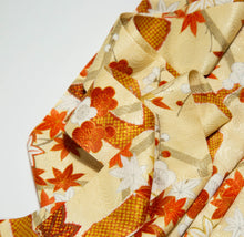 画像をギャラリービューアに読み込む, 梅に紅葉・疋田模様総流水地紋【タックタイプ】