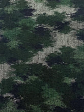 画像をギャラリービューアに読み込む, 森林模様織り出し手織り真綿紬着物【M】