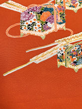 画像をギャラリービューアに読み込む, 手箱に扇模様斑点地紋【シュッケニ】