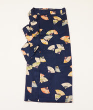 画像をギャラリービューアに読み込む, 暈し花扇模様縦縞地紋【シュッケニ】