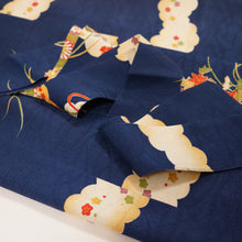 画像をギャラリービューアに読み込む, 雲に花車模様総地紋【シュッケニ】