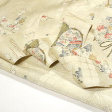 画像をギャラリービューアに読み込む, 鼓に菊・楓模様総地紋【シュッケニ】