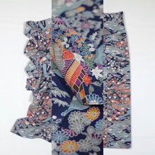 画像をギャラリービューアに読み込む, 流水に家屋・草花模様