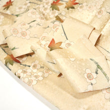 画像をギャラリービューアに読み込む, 枝梅に楓模様総地紋【シュッケニ】