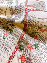 画像をギャラリービューアに読み込む, 菊に枝梅・楓模様【シュッケニ】