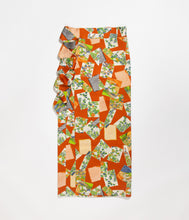 画像をギャラリービューアに読み込む, 色紙に草花模様