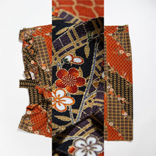 画像をギャラリービューアに読み込む, 【三田村環】金彩枝梅に格子・網目模様