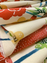 画像をギャラリービューアに読み込む, 流水に寺塔草花模様【タックタイプ】