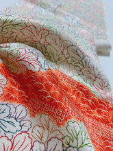 画像をギャラリービューアに読み込む, 総葉模様に雲模様【シュッケニ】