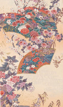 画像をギャラリービューアに読み込む, 地紙模様に草花々【タックタイプ】
