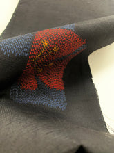 画像をギャラリービューアに読み込む, 色紙に花模様織り出し手織り紬着物【L】